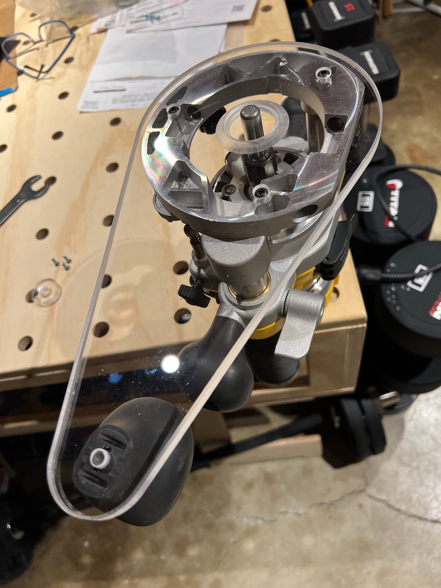 Offset Base for DW618 Plunge Router Created by Victor1 — Inspired by ...