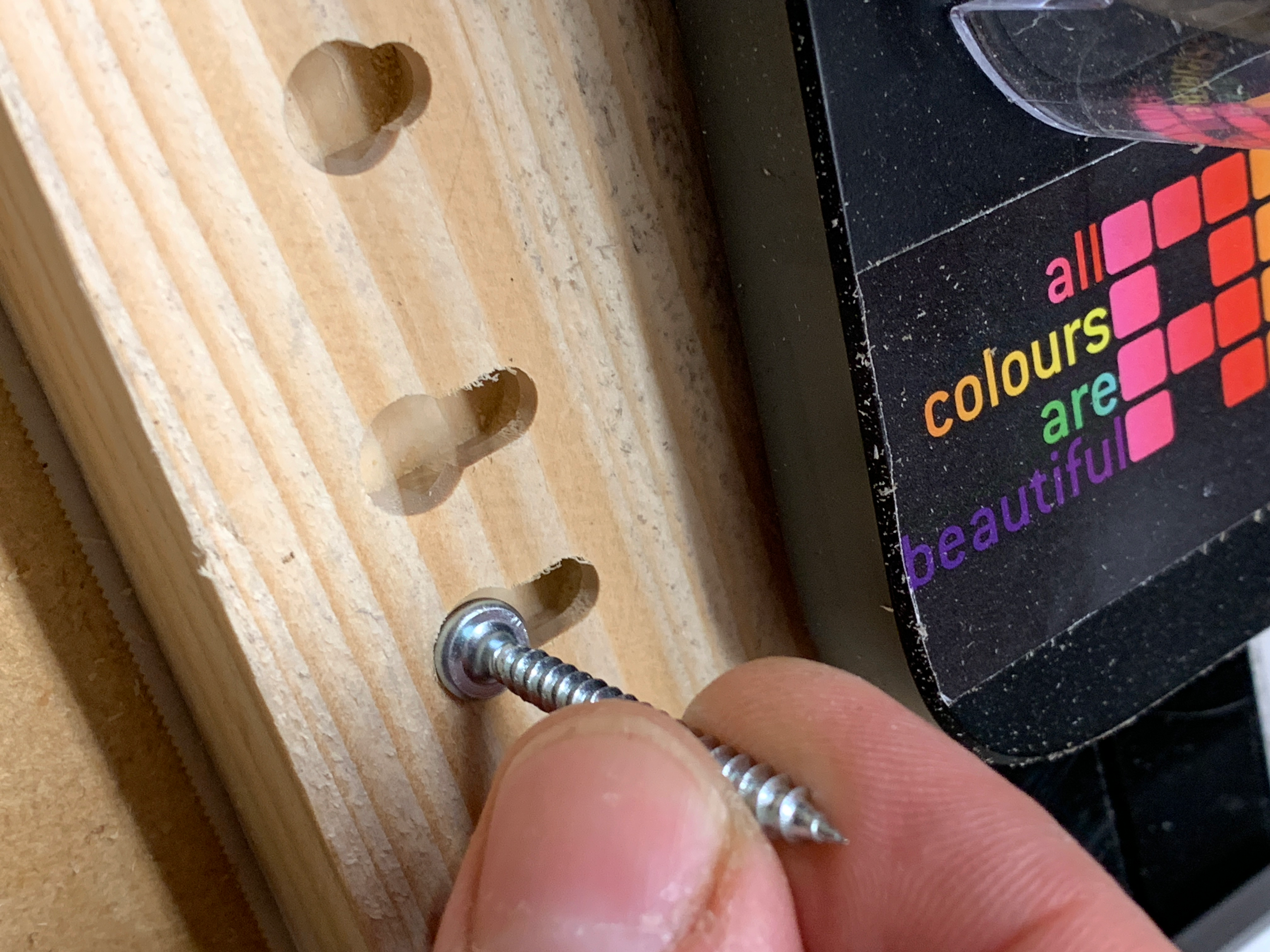 Keyhole TSlot Pockets for 4mm screws Created by PatrickS — Keyhole