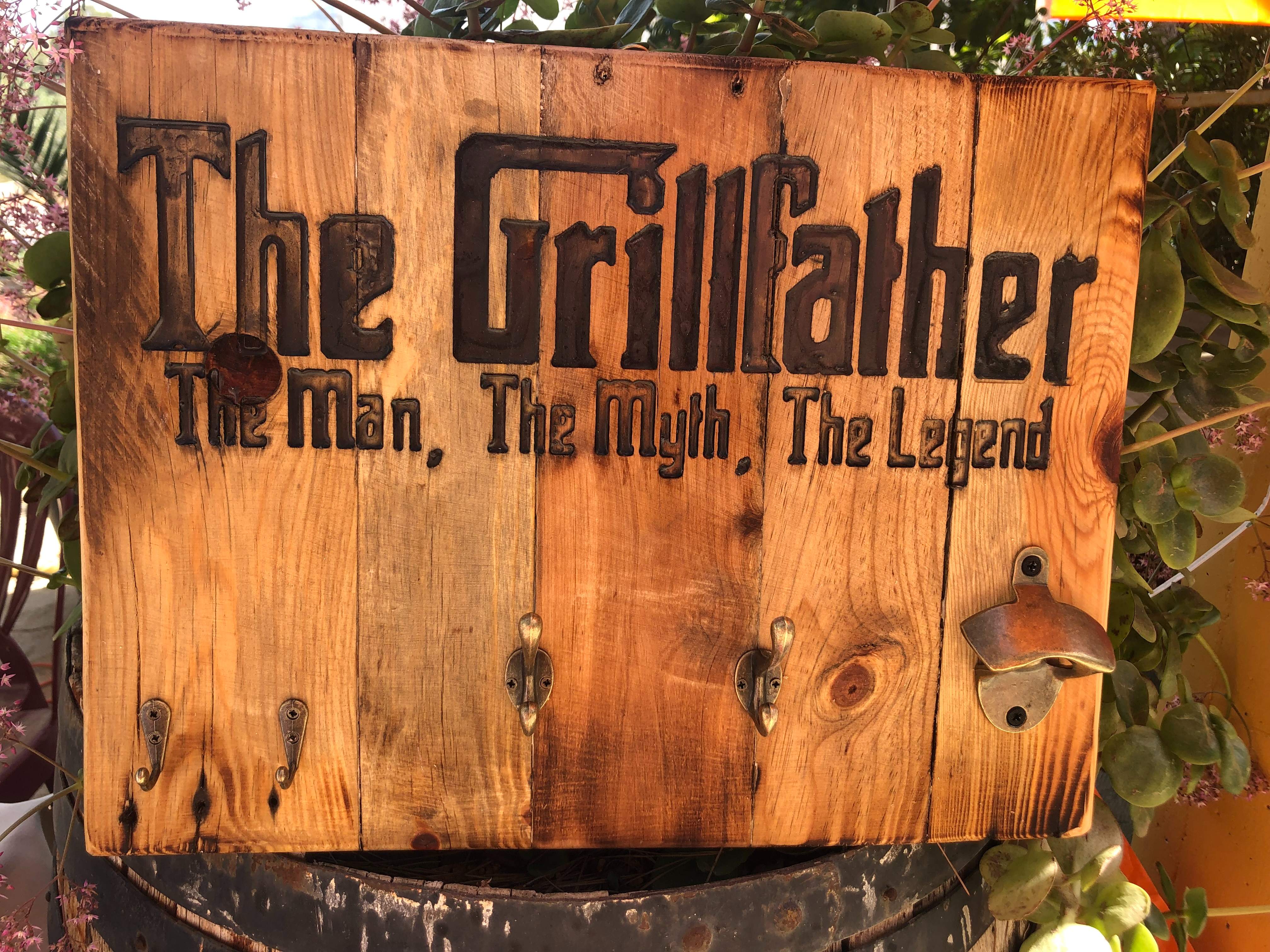 The Grill Father Created by RonBerg — A new hobby, making signs using