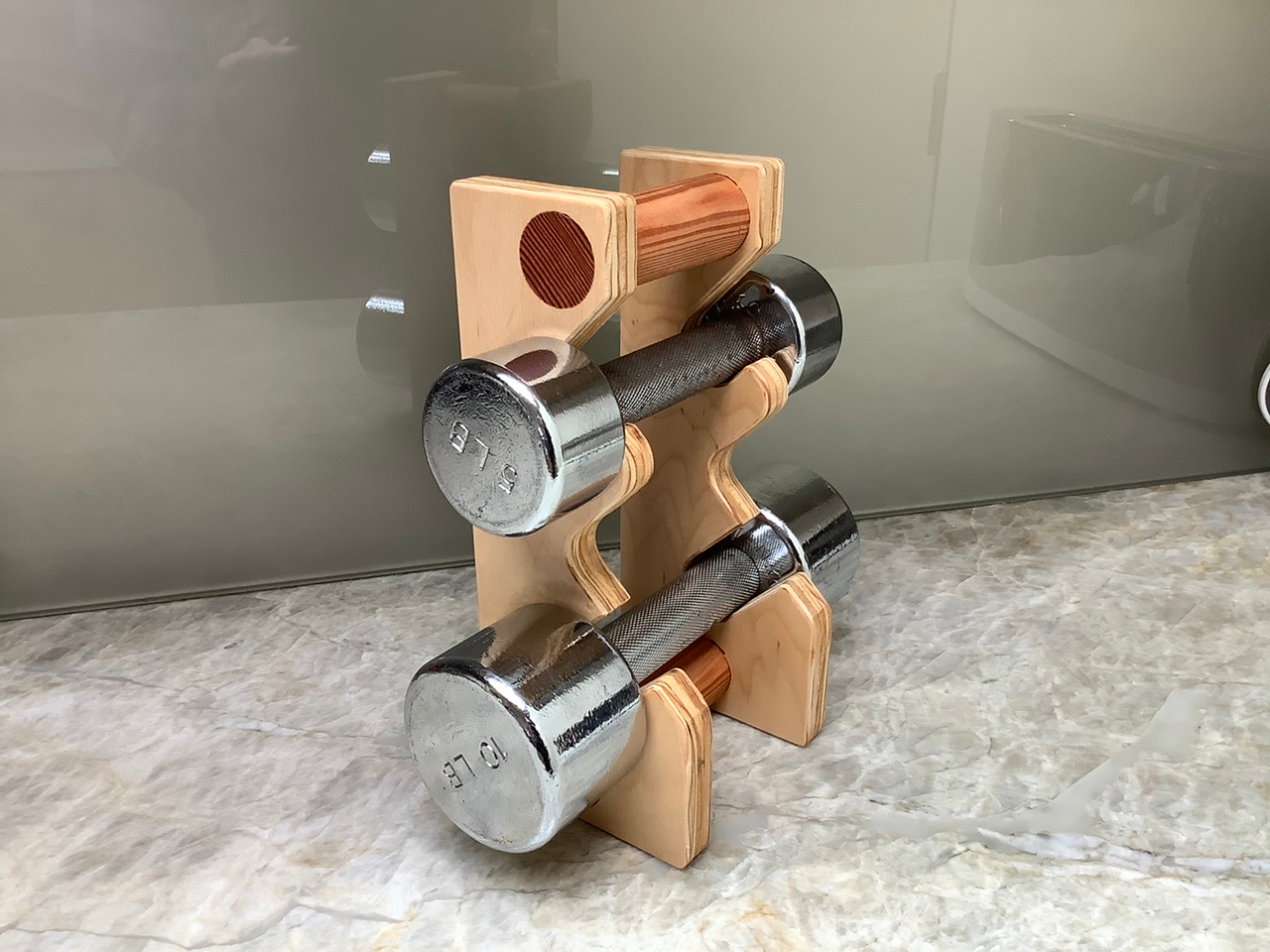 Mini Hand Weight Rack Created by BrianJ — Originally designed to keep