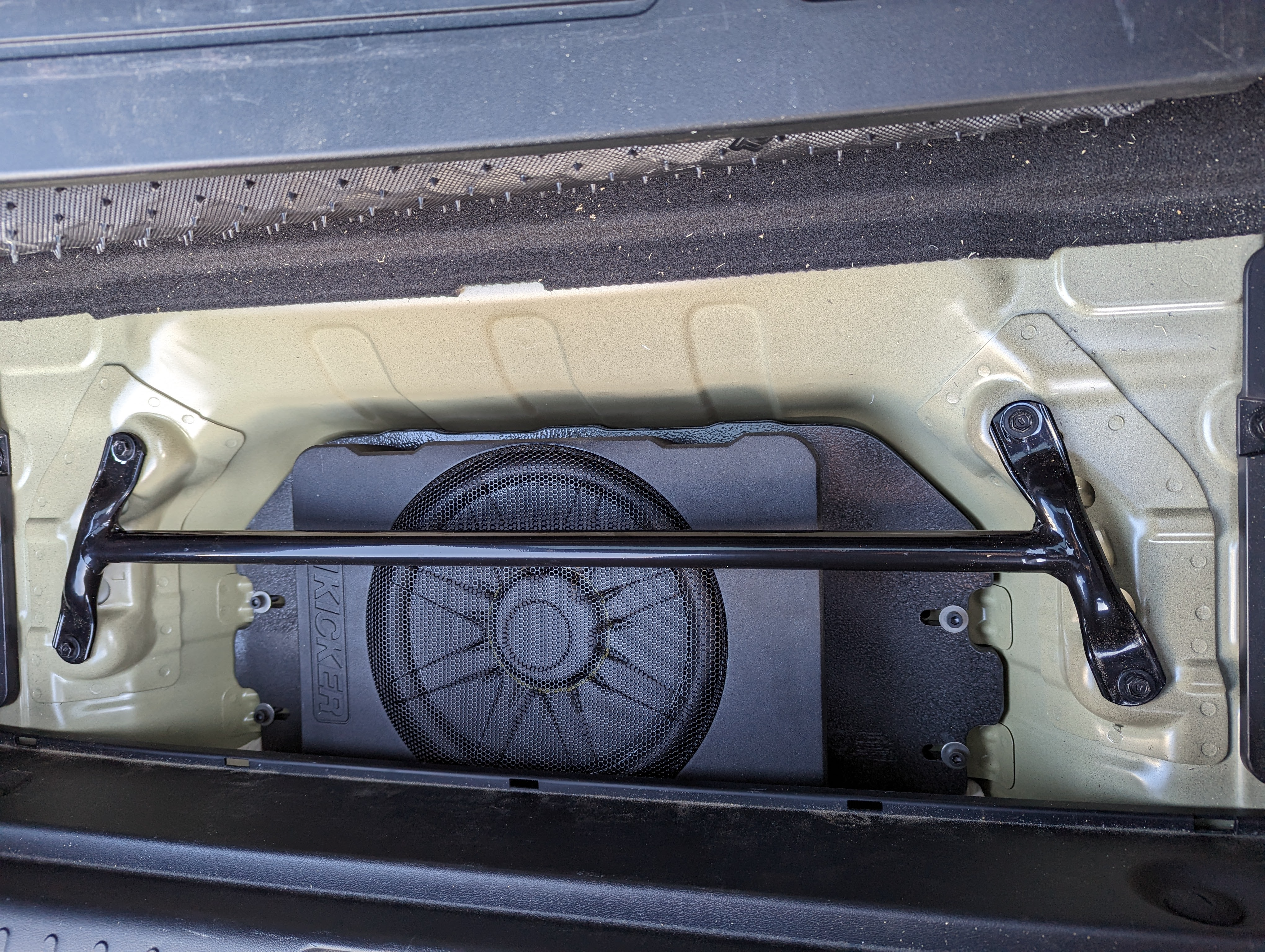 Kia EV6 subwoofer mounting bracket Created by Sam — Swap out the ev6 stock subwoofer by